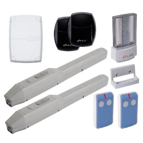 Life Home Zestaw OPTIMO OP3 UNI DL 230V EXTENDED do bram skrzydłowych do 6 m