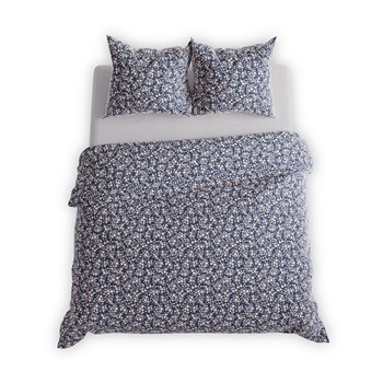 POŚCIEL 160x200 SATYNA 100% BAWEŁNA KWIATY NILA