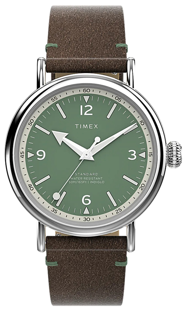 Zegarek Timex TW2V71200 Standard 40mm Eco-Friendly Leather Strap -