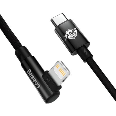 Kabel USB-C do Lightning Baseus MVP 20W 2m (czarny)