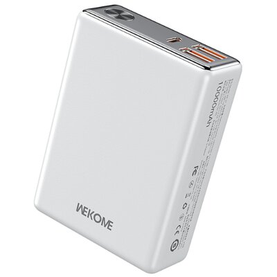 Powerbank WEKOME WP-27 Tint Series 20W/22.5W 10000 mAh Biały