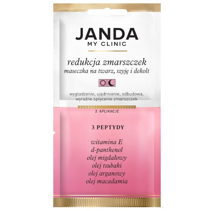 Janda Nici kolagenowe Maseczka na redukcje zmarszczek 2x4 ml