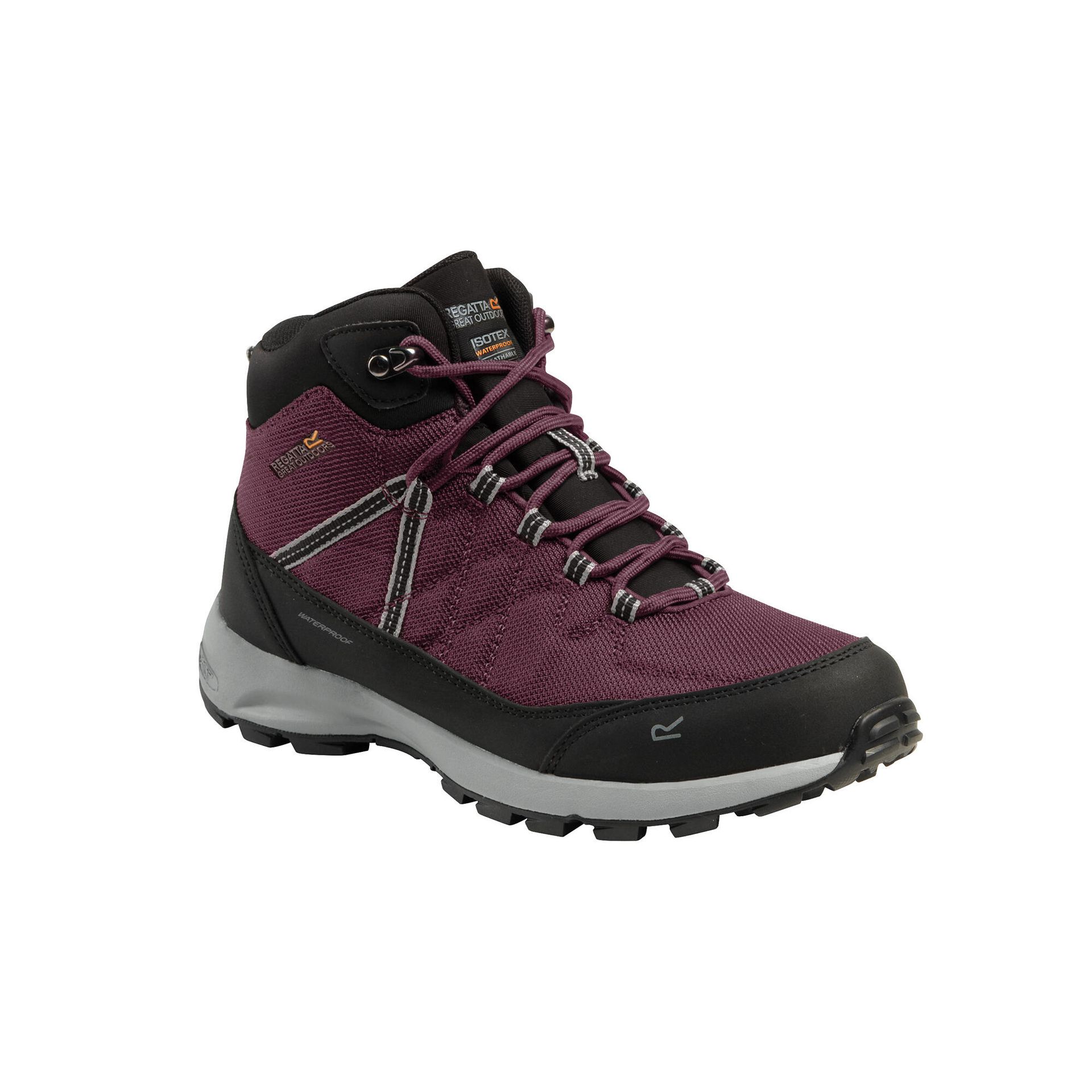Regatta Damskie buty trekkingowe Samaris Lite damskie, Czarny figowy, 35 EU