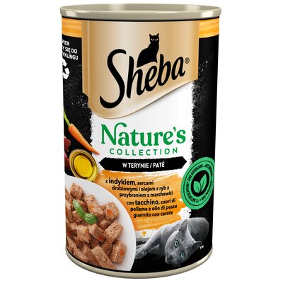 Karma dla kota SHEBA Nature's Collection Indyk z sercami drobiowymi 400 g
