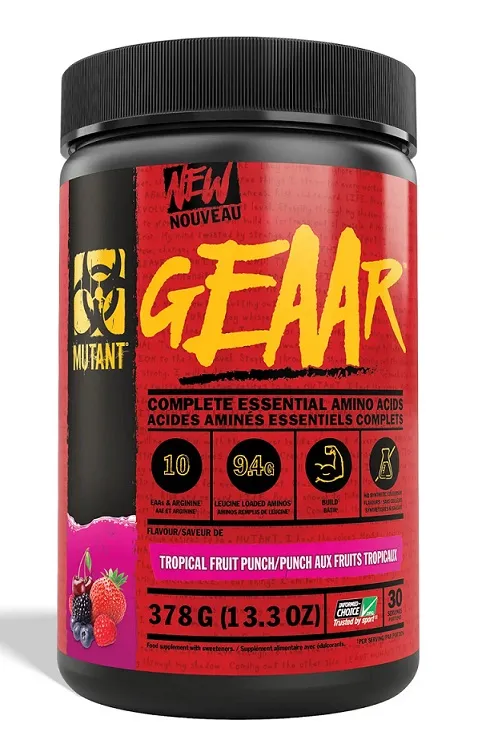 Mutant - GEAAR, Tropical Fruit Punch, Proszek, 378g