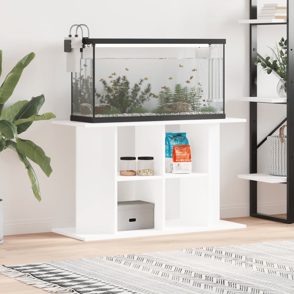 vidaXL Szafka pod akwarium, biała, 100x40x60 cm
