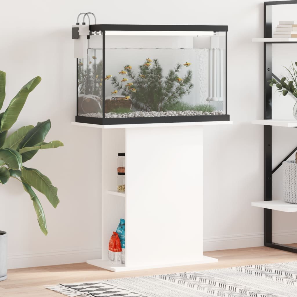 vidaXL Szafka pod akwarium, biała, 36x75x72,5 cm