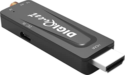 Digiquest DekoderZiemi, XO Stick, DVB-T2, Czarny - Oszczędzaj energię dzięki zasilaniu telewizora, pilot 2w1,idealny do telewizora ściennego