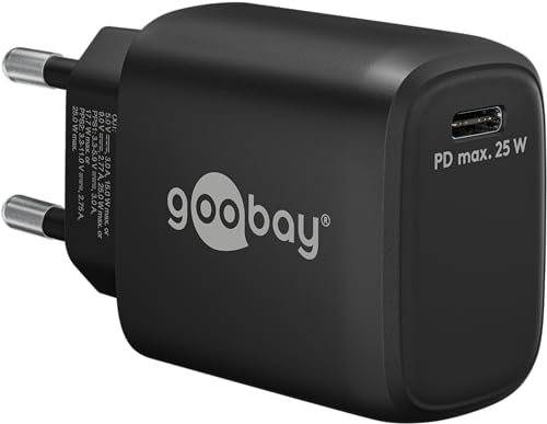 Szybka adowarka USB-C PD (25 W), czarna, 65367