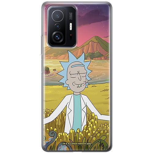 ERT GROUP etui na telefon Xiaomi 11T 5G / 11T PRO 5G, case oryginalny i oficjalnie licencjonowany przez Rick and Morty, wzór Rick & Morty 047, optymalnie dopasowane, plecki z TPU