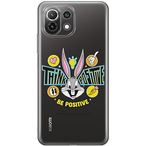 ERT GROUP etui na telefon Xiaomi 11 LITE 4G / 11 LITE 5G, case oryginalny i oficjalnie licencjonowany przez Looney Tunes, wzór Bugs 019, optymalnie dopasowane, plecki z TPU częściowo przeźroczyste