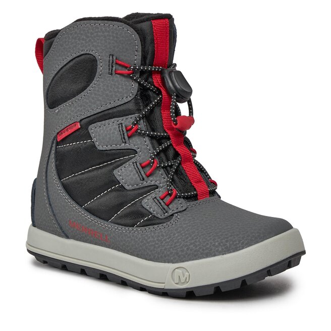 Śniegowce Merrell Snow Bank 4.0 Wtrpf Mk267145 Grey/Black/Red