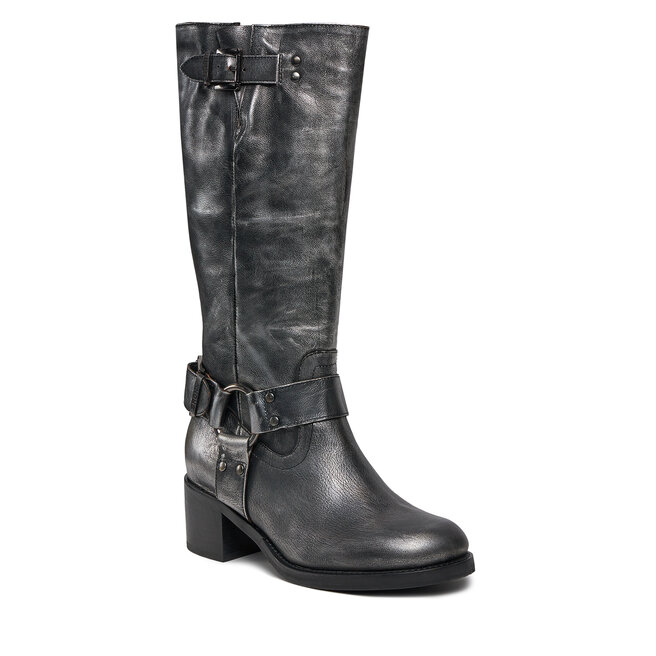 Kozaki Bronx High boots 14291-M Gunmetal/Black 1812