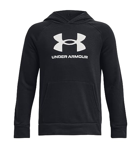 Under Armour Chłopięca bluza z kapturem Rival Fleece Big Logo