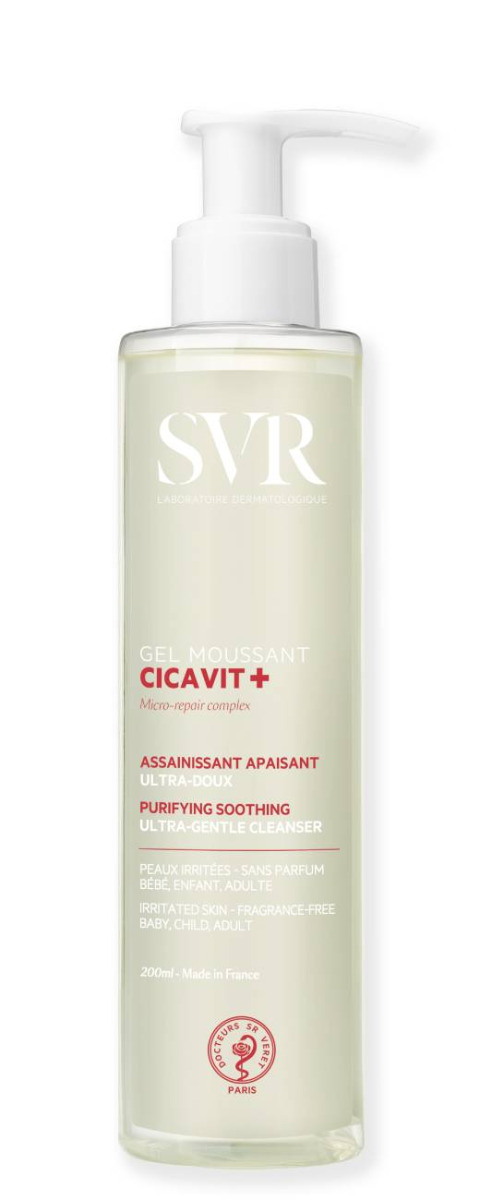 SVR POLSKA SP. Z O.O. SVR POLSKA SP Z O.O SVR Cicavit+ Kojący żel do mycia skóry podrażnionej 200 ml