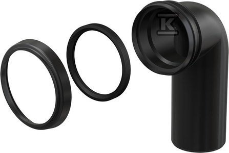 Kolano odpływu komplet DN90/90