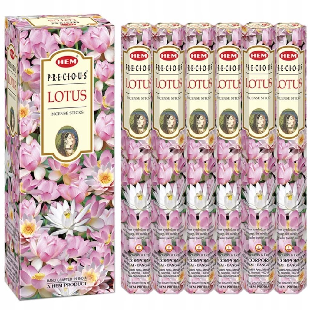 kadzidełka LOTOS PRECIOUS, zestaw 6 opakowań (120 szt.)