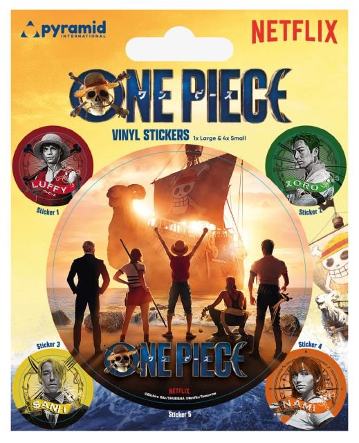 One Piece Live Action Straw Hat Crew - naklejki
