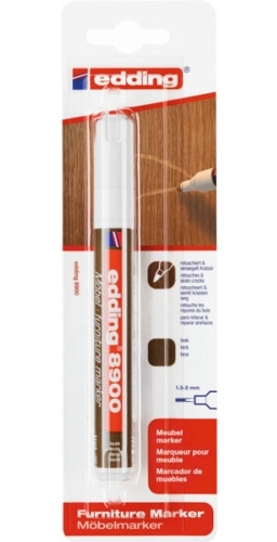Marker do mebli e-8900 EDDING, 1,5-2 mm, blister, dąb indyjski