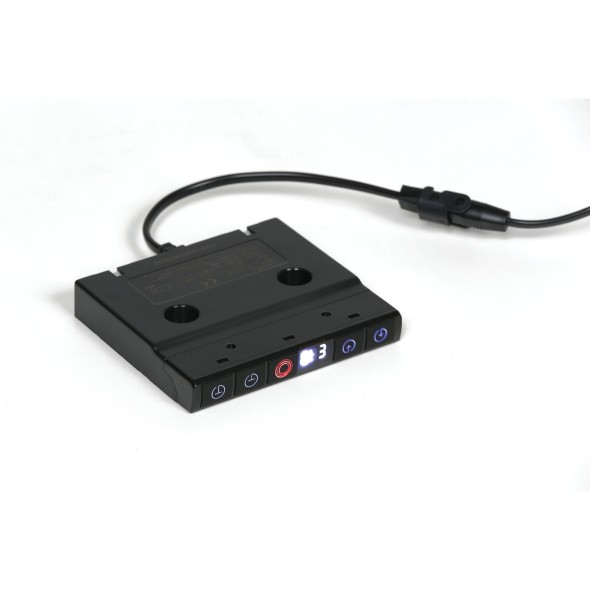 Stół z regulacją wysokości ULIX, elektryczny, 675-1325 mm, blat 1800x800 mm, podstawa czarna, orzech