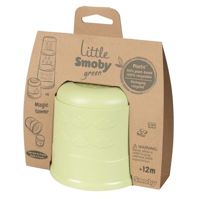 SMOBY Little Green Magiczna Wieża Bioplastik 6el.