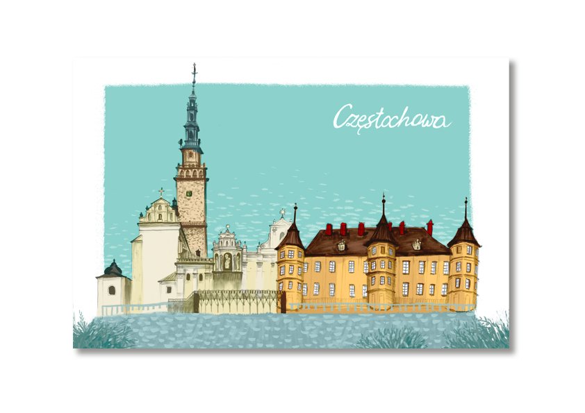 Pocztówka Częstochowa Jasna Góra