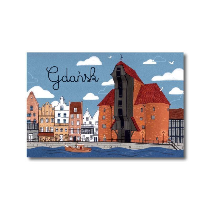 Pocztówka Żuraw Gdańsk