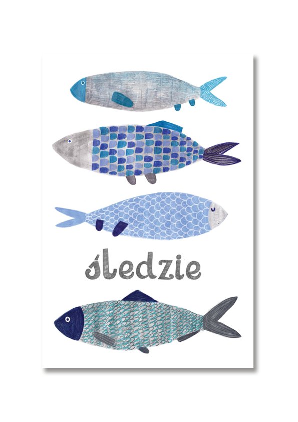 Pocztówka Śledzie