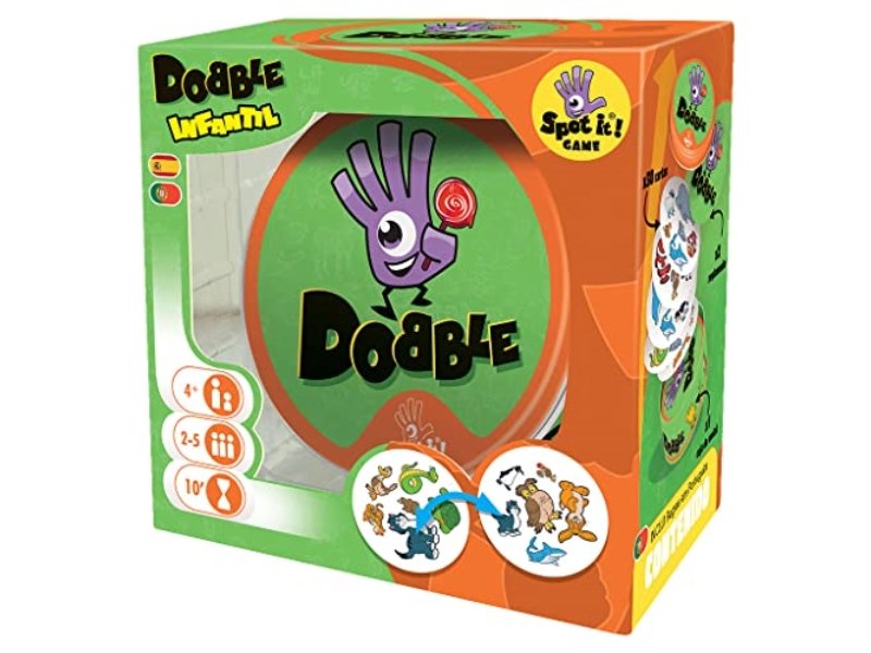 Dobble Infantil – Board Game (Asmodee DOKI01ES) - Spanish Language