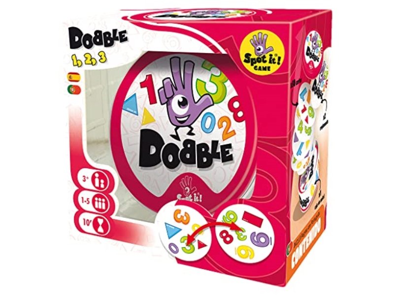 Dobble – Shapes And Numbers (Asmodee DOBCF01ES) (Spanish Version)