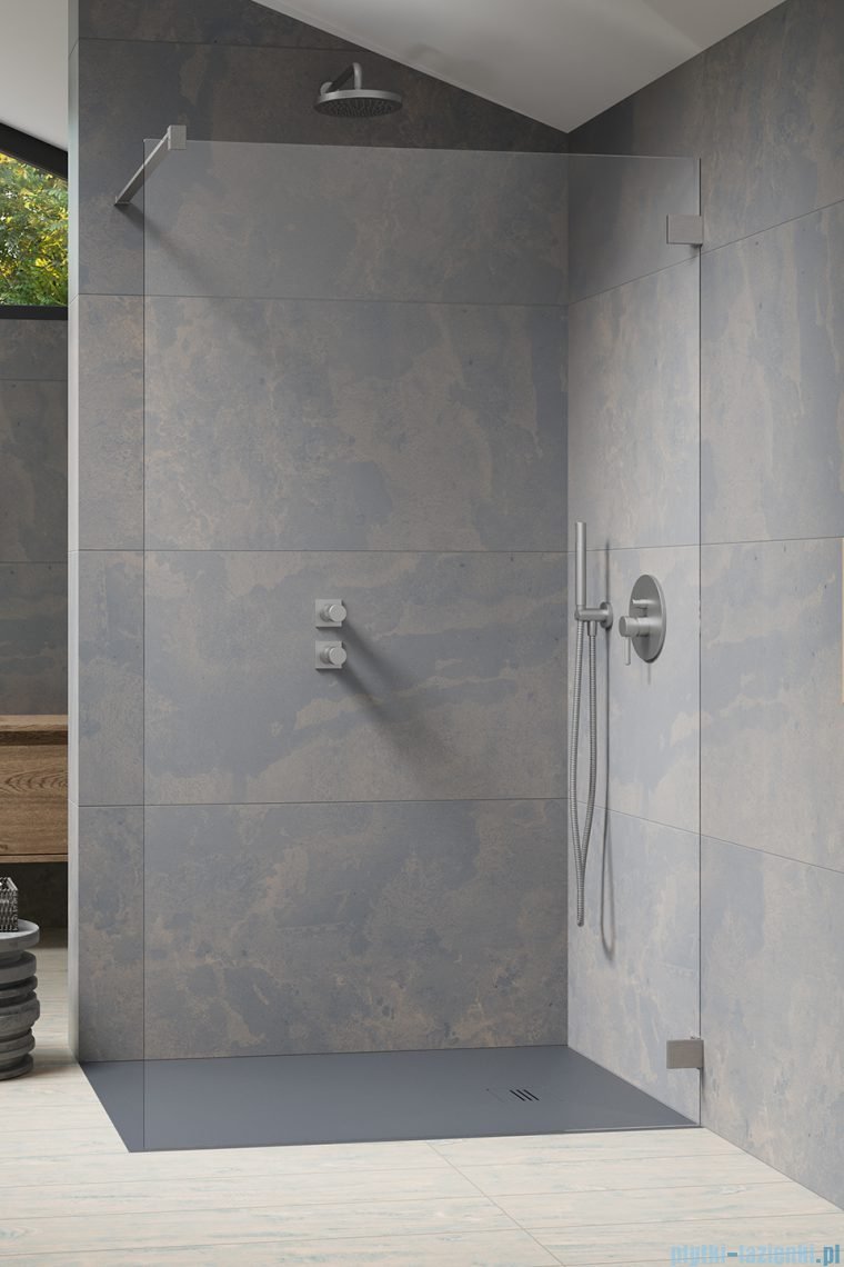 Radaway Essenza Pro Brushed Nickel 55x200 kabina Walk-in szczotkowany nikiel 10103055-91-01