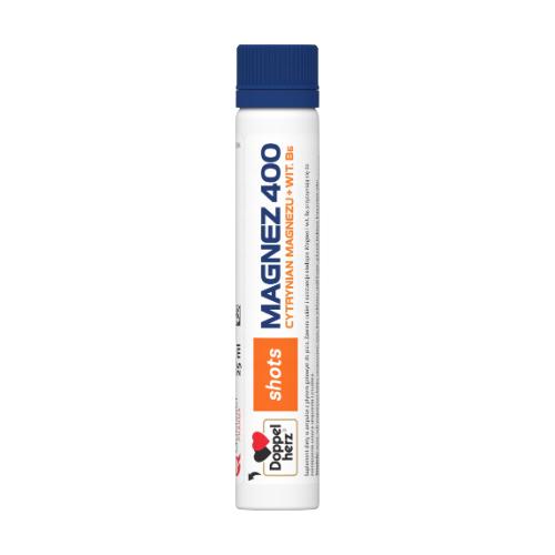 DOPPELHERZ SHOTS Magnez 400 cytrynian magnezu + witamina B6, 25ml