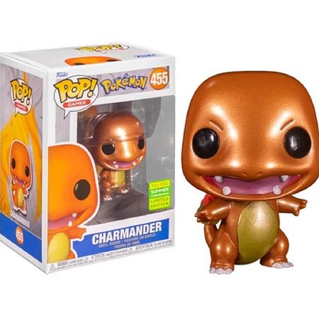 Charmander Metallic - Pokemon - summer Convention - Funko POP #455