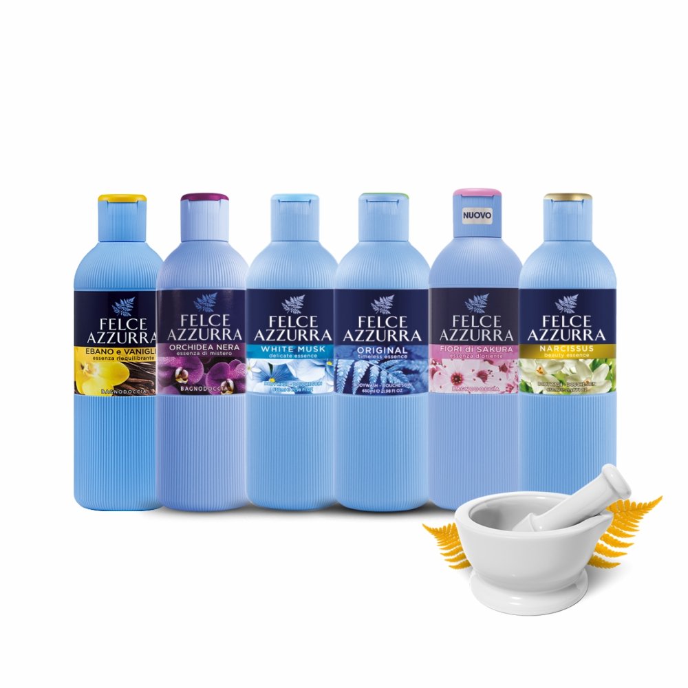 Felce Azzurra ,zestaw Żelu Pod Prysznic, 6x650ml