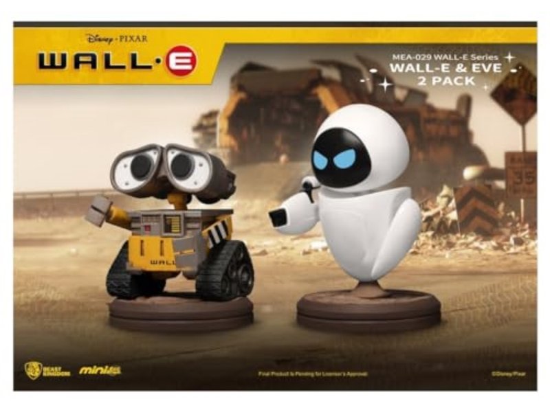 Beast Kingdom - Wall-E MEA-029 Wall-E & Eve Figure 2Pk