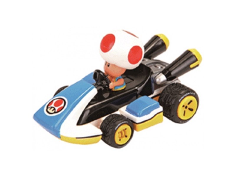 Mario Kart 9003150193180 Pull Speed Toad Figure, Multicoloured, One Size