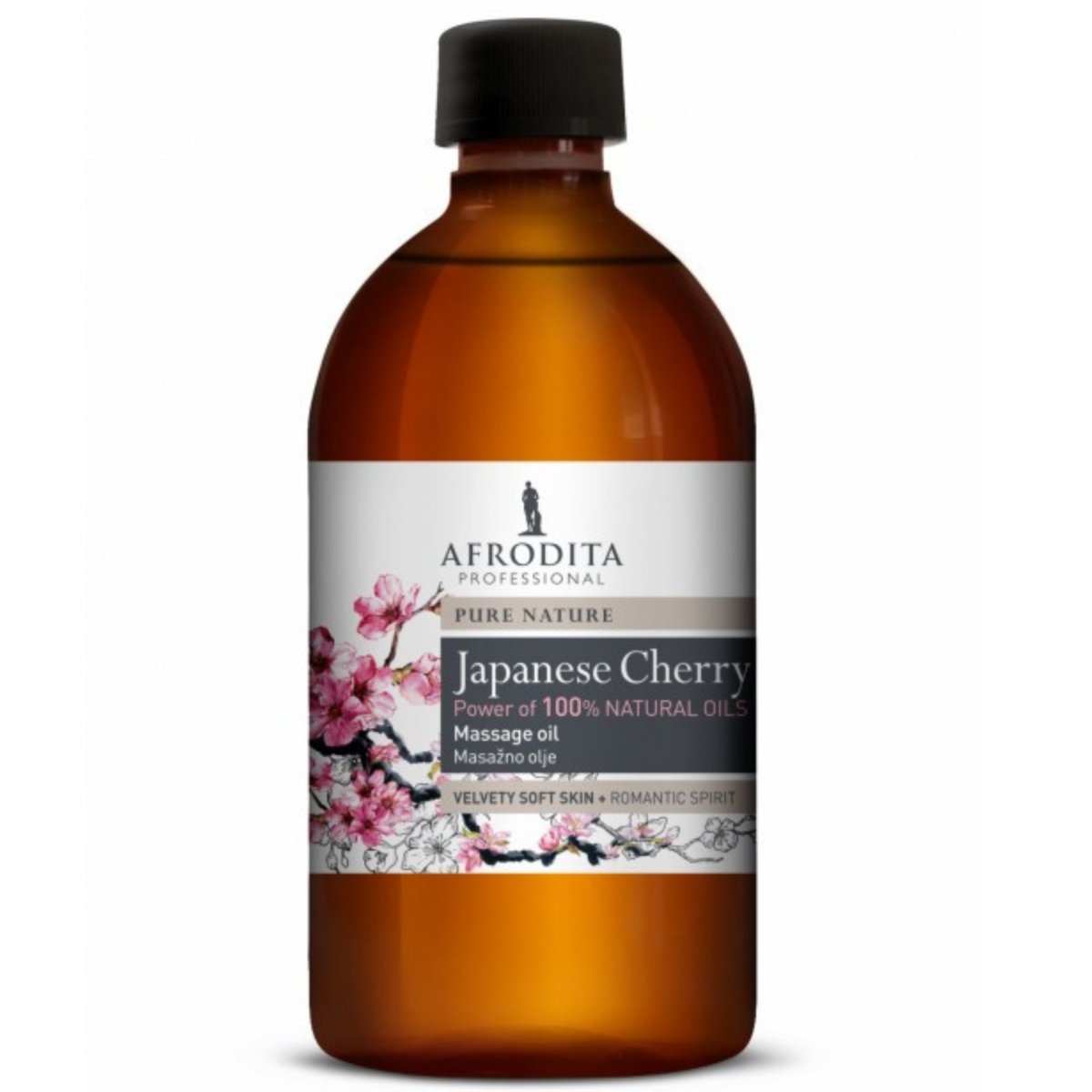 Afrodita, Olejek Do Masażu, Wiśnia Japońska, 500ml