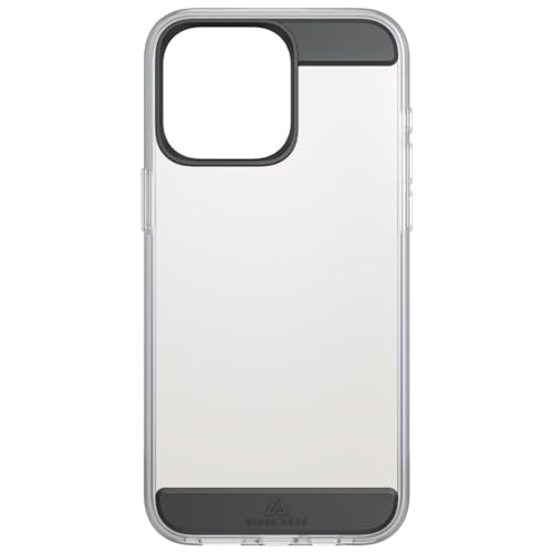 Black Rock Etui do iPhone 15 Pro Max (cienkie, TPU, wyściółka TPU, wytrzymałe, amortyzujące, antybakteryjne, przezroczyste, etui na telefon komórkowy iPhone 15 Pro Max, etui, etui na telefon