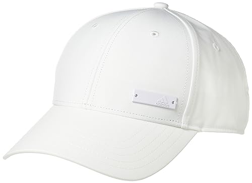adidas Metalowa odznaka lekka czapka z daszkiem, biały, S