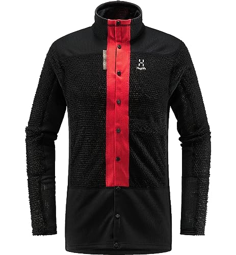 Haglöfs 605258_4UF L.I.M ZT SYNC 2 MID JACKET męska kurtka TRUE BLACK/ZENITH RED Rozmiar M