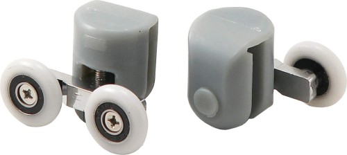 Deante Rolki Górne Podwójne Do Szyb 5 mm - Fi 25 mm XKCA2RU04