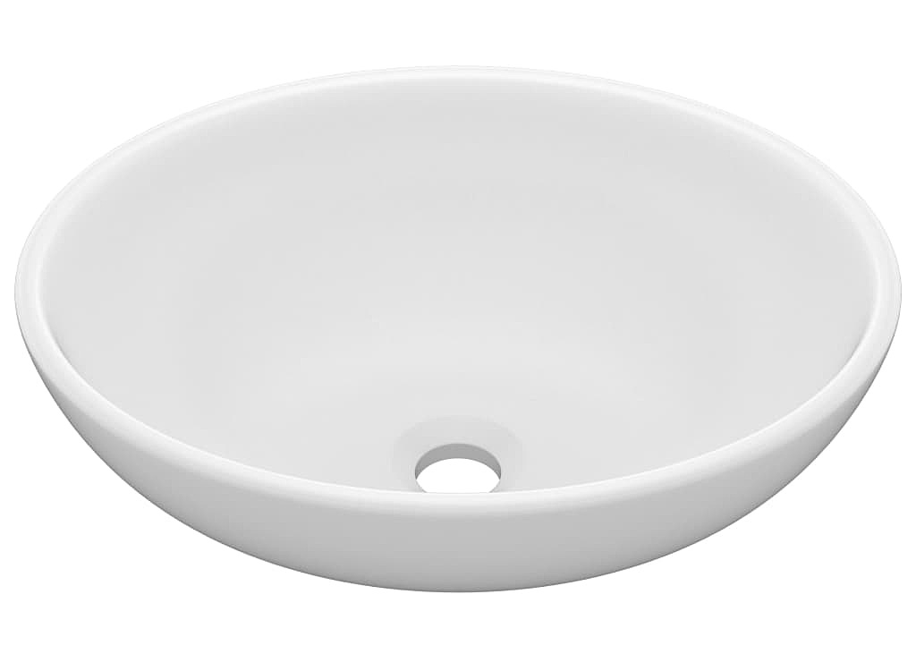 Biała ceramiczna umywalka łazienkowa A0-G60