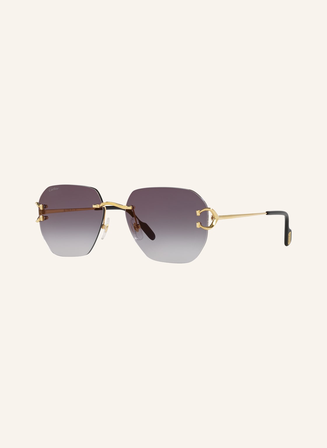 Cartier Okulary Przeciwsłoneczne 6L001667 gold
