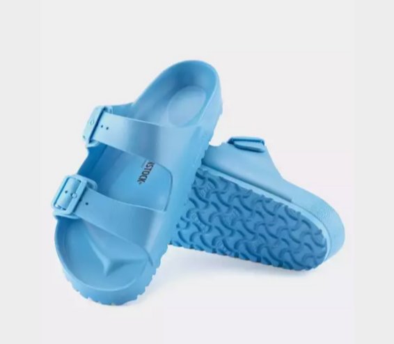 Klapki sandały Birkenstock Arizona Eva Sky Blue  - 1024588-38
