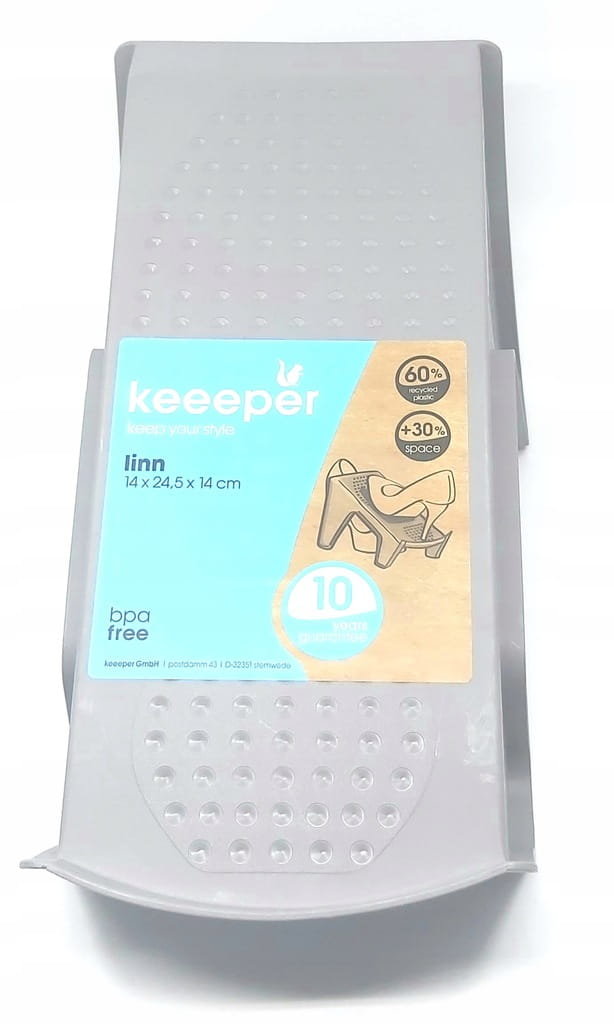 Organizer na buty Keeeper jasny szary 1 szt