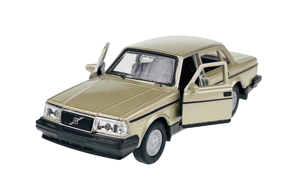 WELLY VOLVO 240 GL ZŁOTY 1:34 SAMOCHÓD NOWY METALOWY MODEL