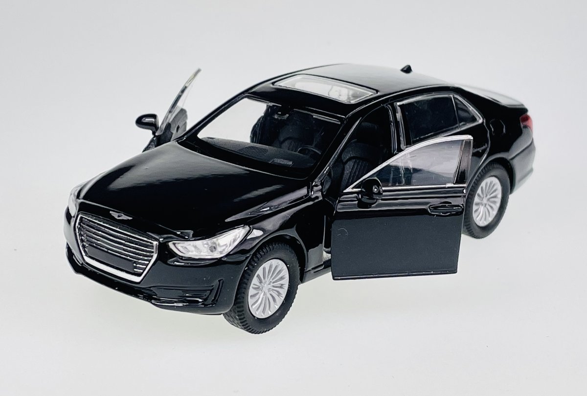 WELLY HYUNDAI GENESIS G90 EQ900 CZARNY 1:34 SAMOCHÓD NOWY MODEL METALOWY