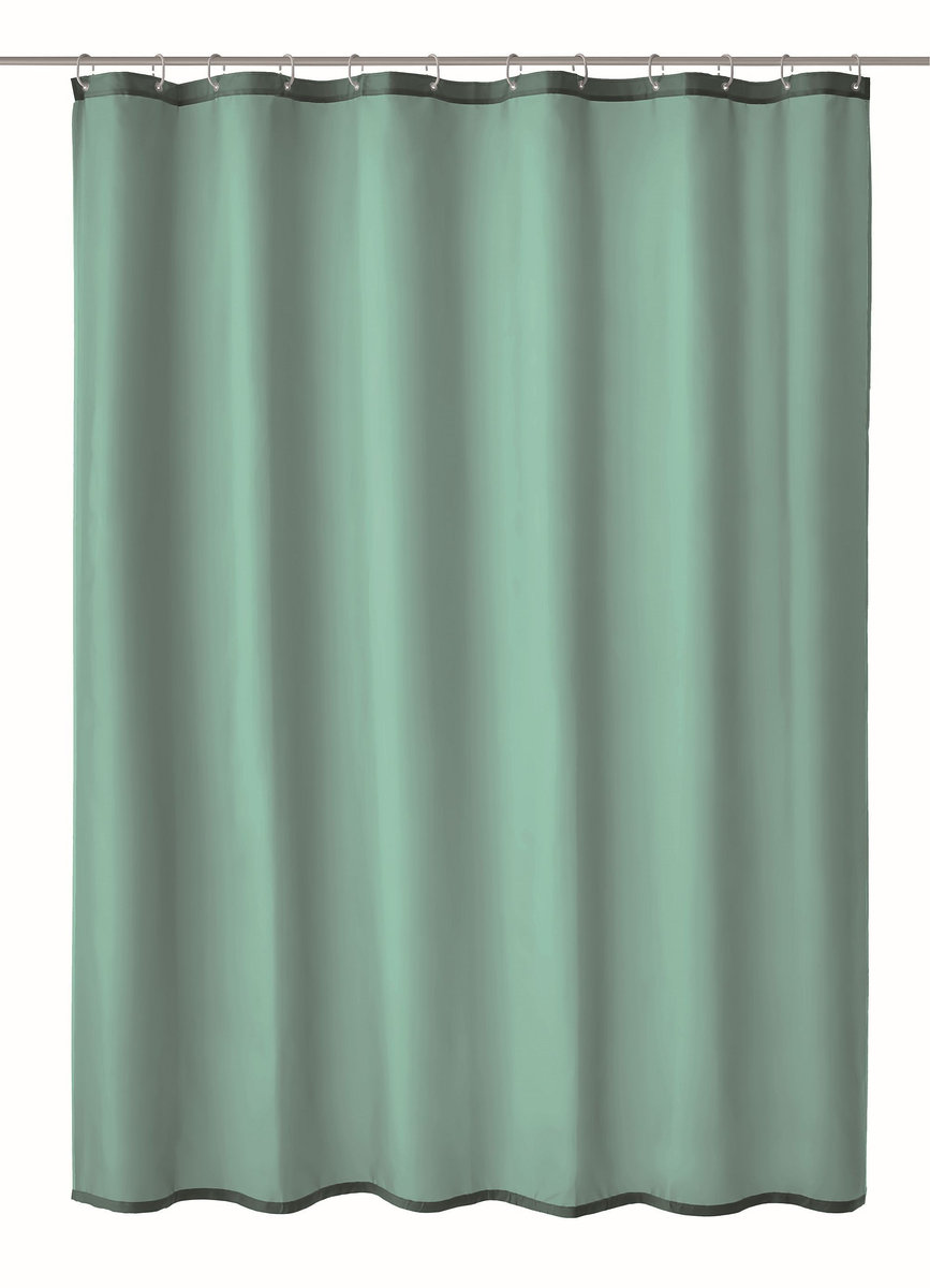 KLEINE WOLKE Rica Ekologiczna Zasłona prysznicowa Eco Care 180x200 cm zielony