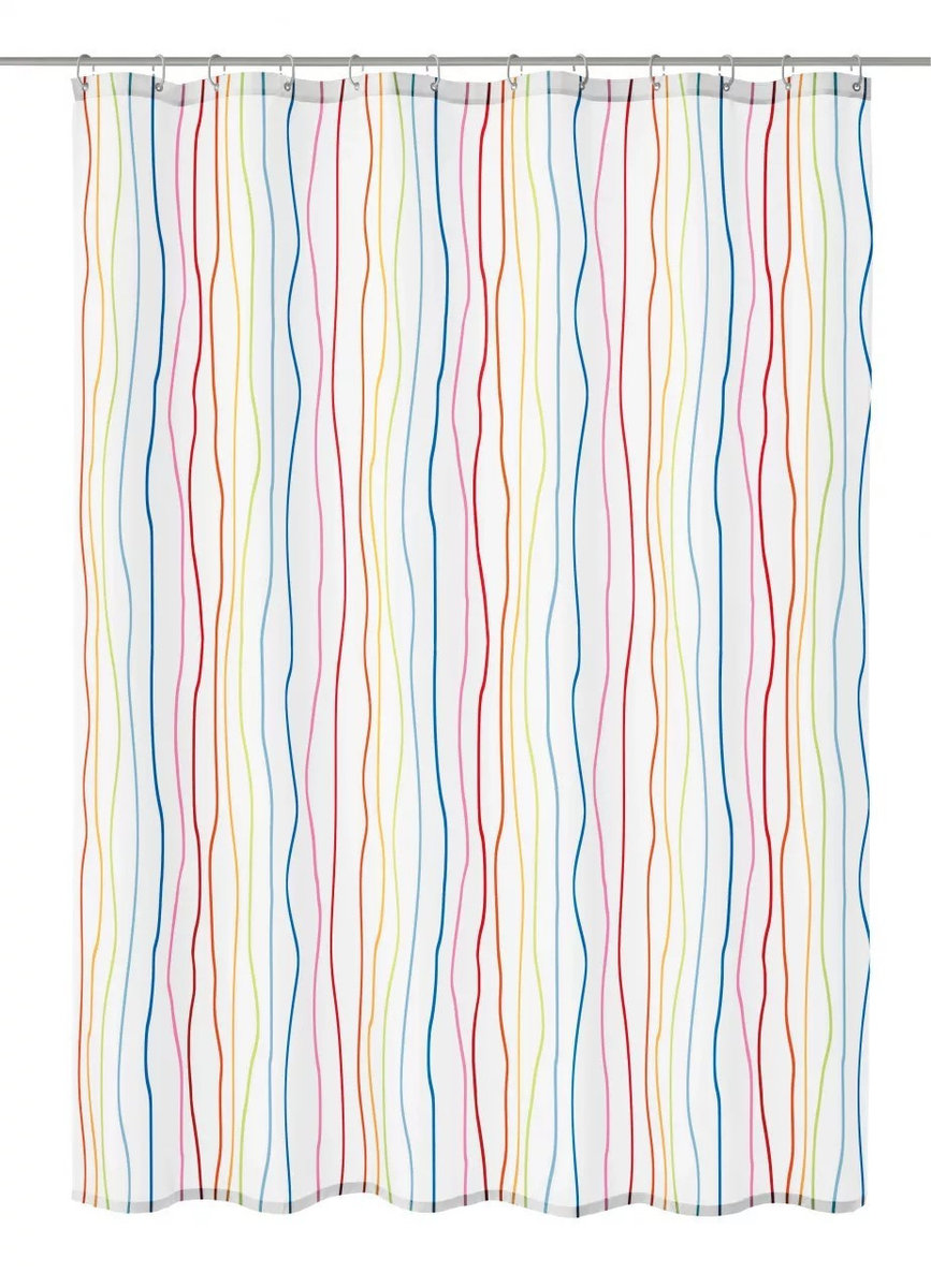 Kleine Wolke Jolie Tekstylna Zasłona prysznicowa Multicolor 120x200 cm