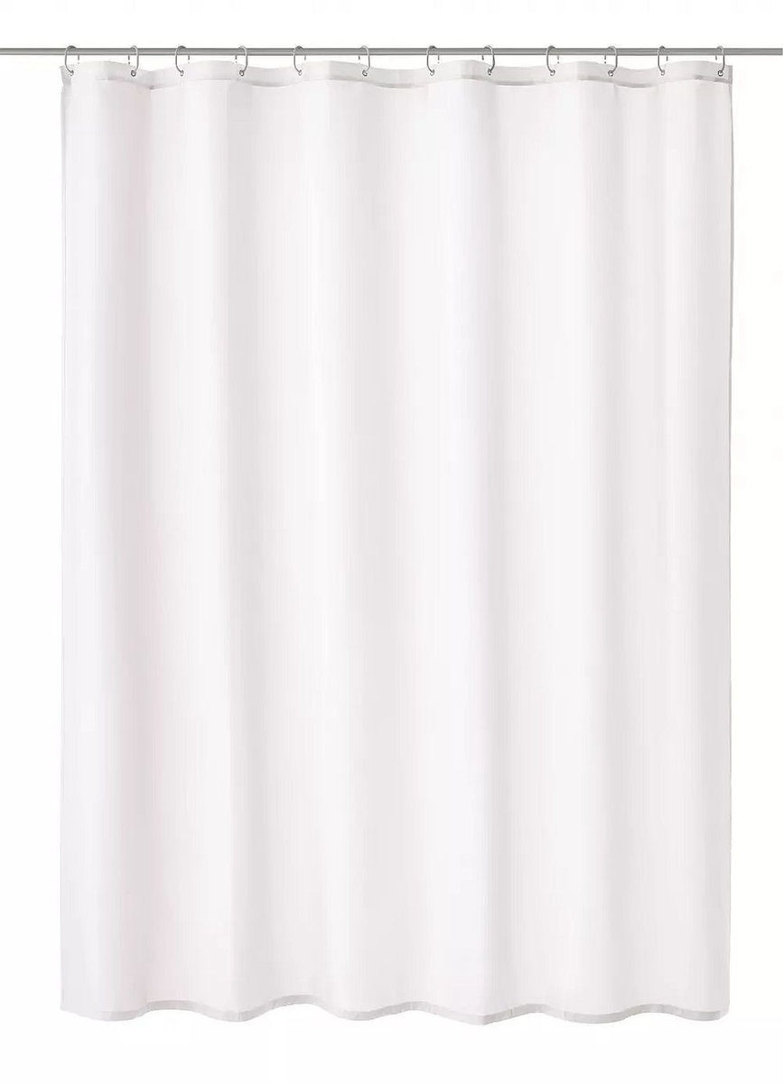 KLEINE WOLKE Rica Ekologiczna Zasłona prysznicowa Eco Care 180x200 cm biały
